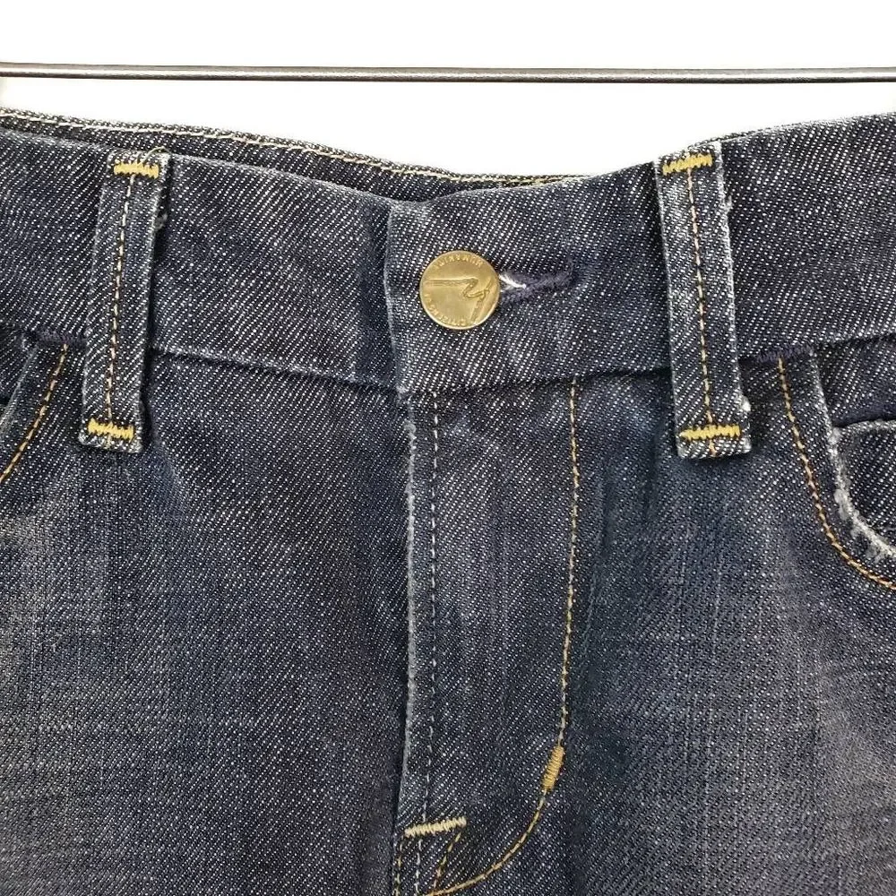 CITIZENS OF HUMANITY Women's Deep Wash Blue Denim Mini Skirt Size: 26 - Picture 2 of 6